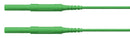 Schutzinger HSPL 8568 / AWG16 50 GN Test Lead 4mm Banana Plug Shrouded 6 kV 16 A Green 500 mm