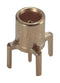 Huber & Suhner 82_MCX-75-0-4/111_NE RF / Coaxial Connector MCX Straight Jack Through Hole Vertical 75 ohm Beryllium Copper