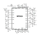 Monolithic Power Systems (MPS) MP5424GRM-0000-P Management IC 5.5 V 8 Outputs -40 &deg;C to 125 QFN-26 New