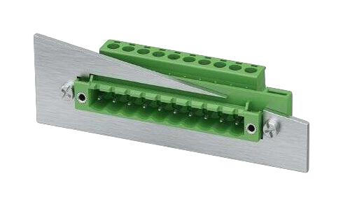 Phoenix Contact DFK-MSTB 25/ 8-STF-508-LR Terminal Block Feed-Thru Plug 5.08 mm 8 Ways 12 A 320 V Panel Mount Right Angle