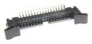 Multicomp PRO MP008672 Pin Header Wire-to-Board 2 mm Rows 34 Contacts Through Hole Right Angle MCP 2MM RA