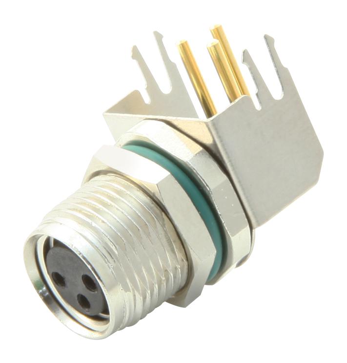 Amphenol LTW M8S-03PFFR-SF8001 Sensor Connector 3 Pole M8 Receptacle M Series Female Positions PCB Socket