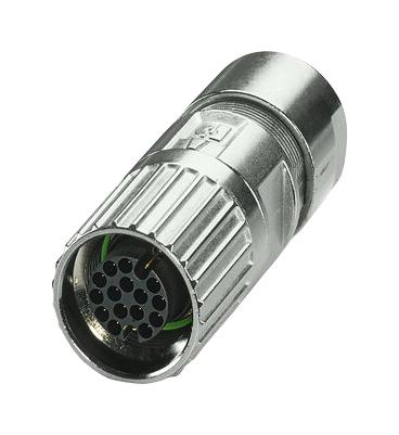 Phoenix Contact M17-17P1N8A8002 Circular Connector Cable Mount Plug 17 Contacts Crimp Pin - Not Supplied Threaded