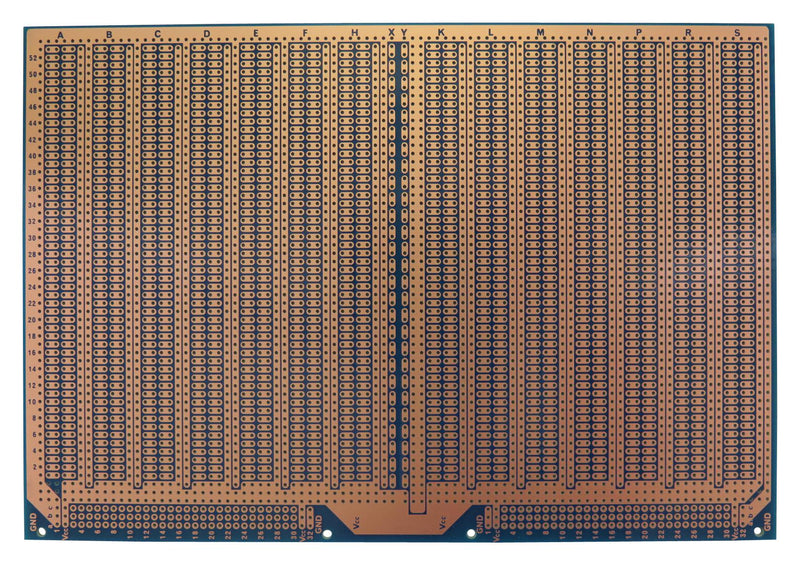 Multicomp PRO MP005881 MP005881 Eurocard PCB Board 233.4 mm x 160 Epoxy Glass Composite Hole Dia 1.02