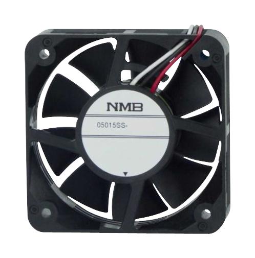 NMB Technologies 05015SS-24N-WA-D0 DC Axial Fan 24 V Square 50 mm 15 Sleeve Bearing 10.9 CFM