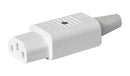 Schurter 3-122-698 3-122-698 IEC Power Connector White C13 Socket 15 A 250 VAC Screw Cable Mount 4782