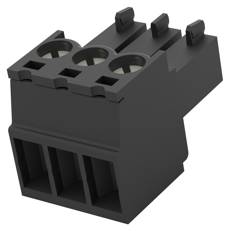 TE Connectivity 2213936-3 Pluggable Terminal Block 3.5 mm 3 Ways 30AWG to 16AWG 1.31 mm&Acirc;&sup2; Screw 8 A