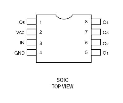 Renesas 74FCT38075DCGI Clock Driver 166 MHz 5 Outputs 3 V to 3.6 Supply SOIC-8