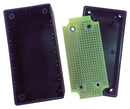 Twin Industries B04-8000 Prototyping PCB ABS Box Black 0.94mm Hole 1.57 mm Board 3.7&quot; x 1.9&quot;