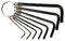 Multicomp PRO MP008585 Hex Key Set 8 Pieces Ring Holder and Keys