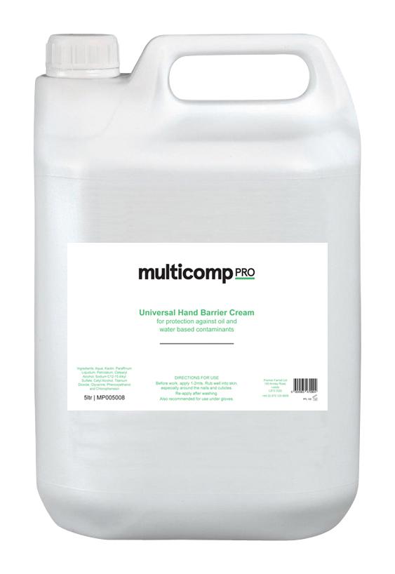 Multicomp PRO MP005008 Hand Barrier Cream Universal 5l Container