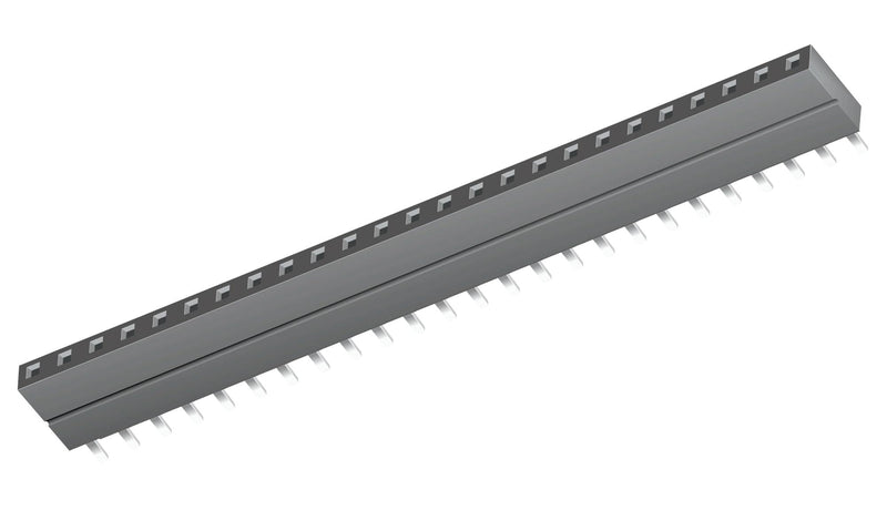 Samtec SSW-105-01-T-S . PCB Receptacle Board-to-Board 2.54 mm 1 Rows 5 Contacts Through Hole Mount SSW Series New