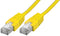 PRO Signal PSG91687 Ethernet Cable STP Cat5e 10 m 33 ft RJ45 Plug to Yellow