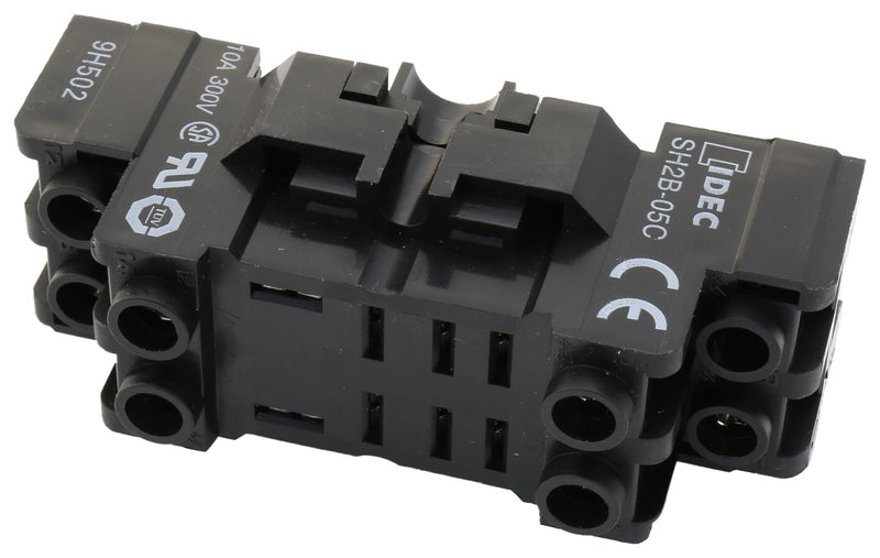 Idec SH2B-05C Relay Socket DIN Rail Screw 8 Pins 10 A 300 V SR