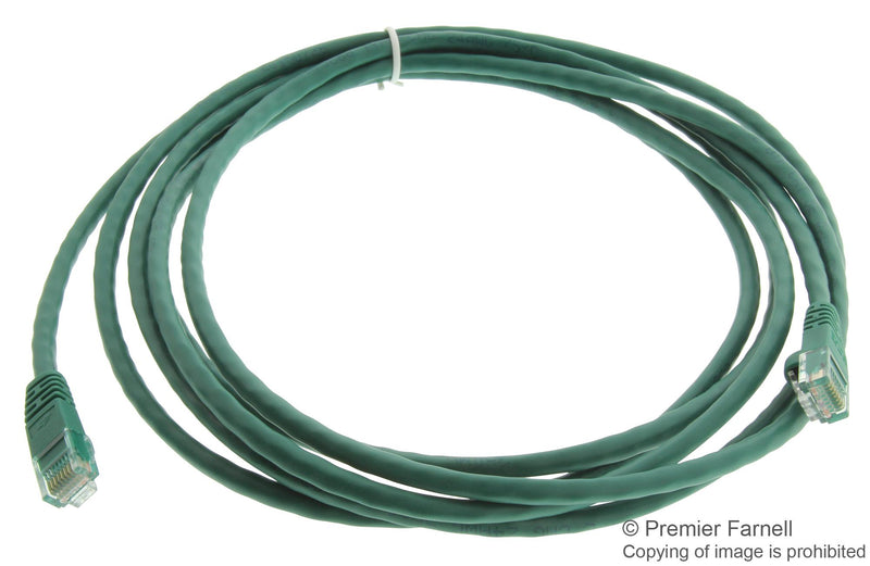 AIM Cambridge - Cinch Connectivity 73-7793-10 Cable RJ45 Plug CAT5E 10FT Green