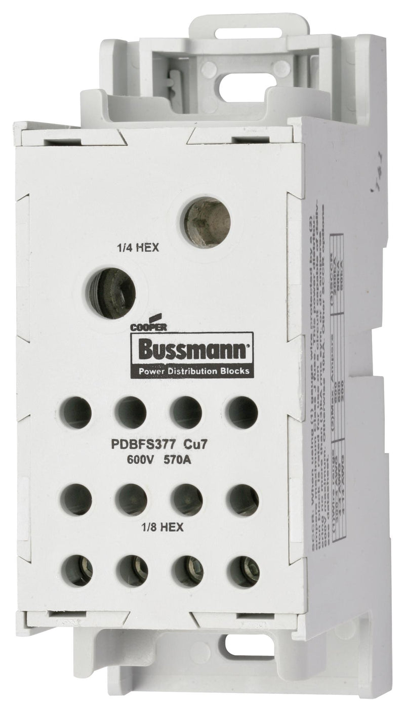 Eaton Bussmann Series PDBFS377 Terminal Block Power Distribution 1POS