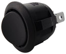 Multicomp PRO R13-112F-02-BB-0A R13-112F-02-BB-0A Rocker Switch Off-(On) Spst Non Illuminated Panel Mount Black R13