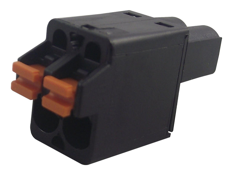 Weidmuller 1013430000 1013430000 Pluggable Terminal Block 5.08 mm 2 Ways 26AWG to 12AWG 2.5 mm&Acirc;&sup2; Push In 10 A