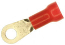 AMP - TE Connectivity 52041-7 Terminal Ring Tongue 1/4IN Crimp RED