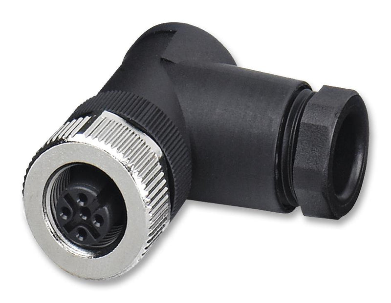 Phoenix Contact SACC-M12FR-5CON-PG9-M Sensor Connector M12 Female 5 Positions Screw Socket Right Angle Cable Mount