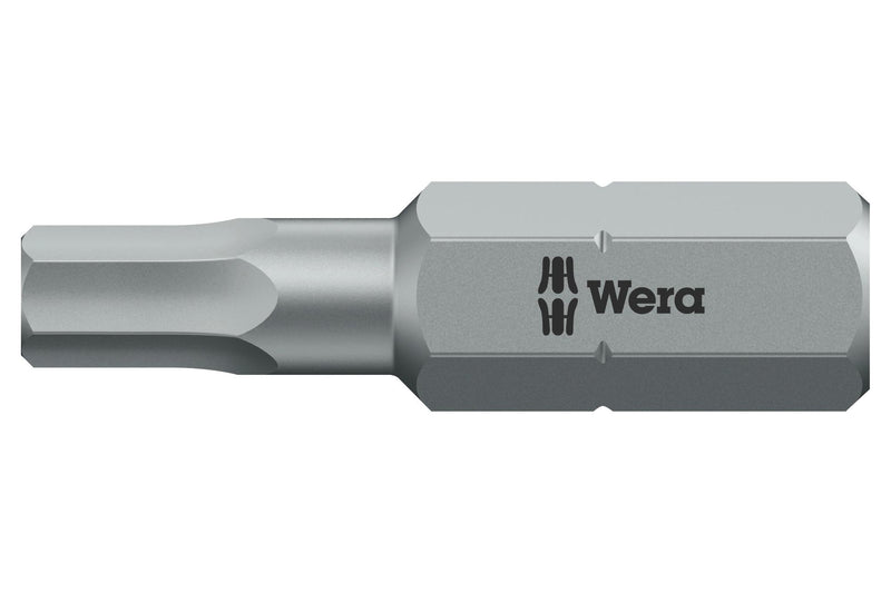 Wera 05056325001 Hex Driver Bit 5mm 25 mm Overall