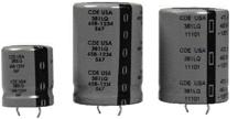 CORNELL DUBILIER 381LQ101M450H022 ALUMINUM ELECTROLYTIC CAPACITOR 100UF, 450V, 20%, SNAP-IN