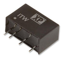 XP POWER ITW1215SA Isolated Board Mount DC/DC Converter, Regulated, 1 Output, 1 W, 15 V, 67 mA