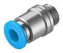 Festo QS-G1/8-6-I Pneumatic Fitting Push-In G1/8 14 bar 6 mm Brass QS