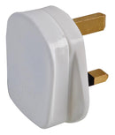 PRO Elec 9248 WHT 13A 9248 13A Power Entry Connector UK Mains Plug 13 A White Nylon (Polyamide) Body 240 V