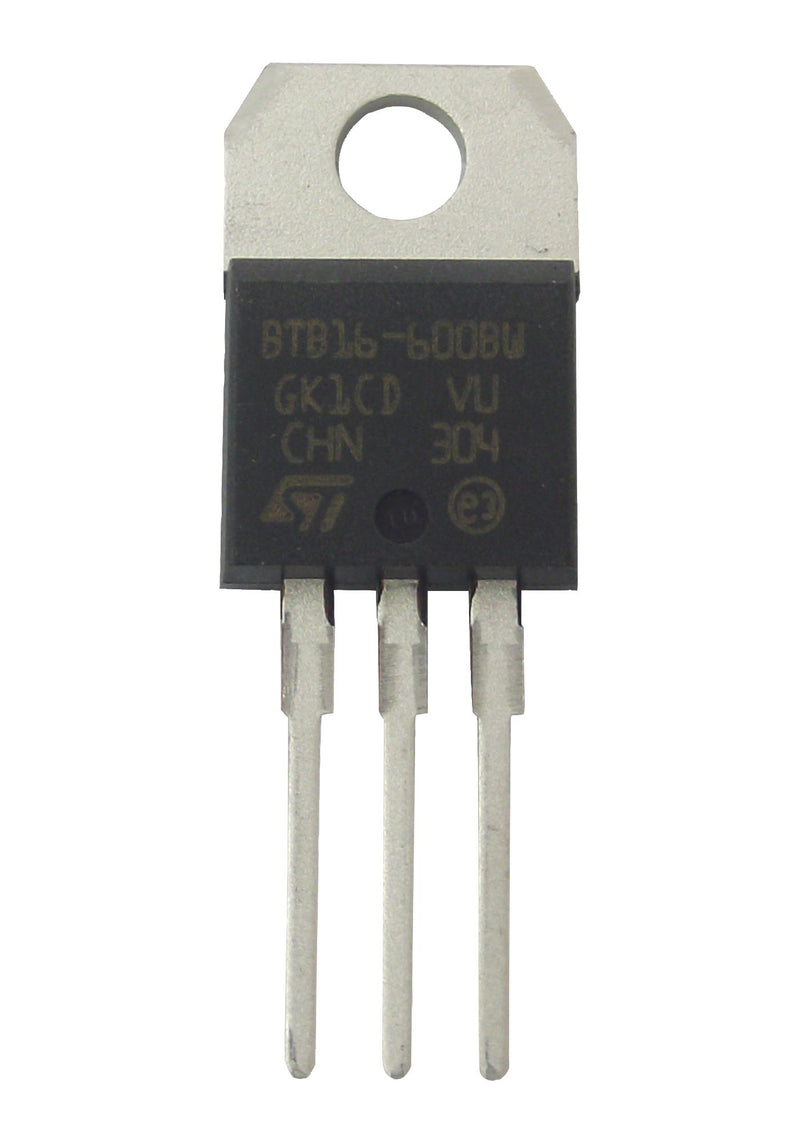 Stmicroelectronics BTB16-600BWRG BTB16-600BWRG Triac 600 V 16 A TO-220AB 1.3 160 50 mA