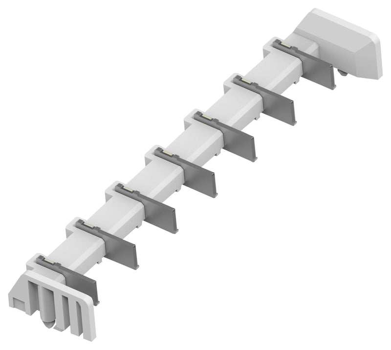 Buchanan - TE Connectivity 2318136-7 Terminal Block Poke-In Header 8 mm 7 Ways 5 A 250 V Surface Mount Right Angle