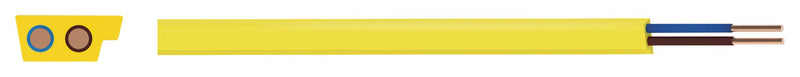 PRO Power PP001549 Multicore Unscreened Cable AS-I BUS Fieldbus Lszh 2 Core 1.5 mm&sup2; Yellow 328 ft 100 m