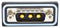 Norcomp CDFV3W3113L411 CDFV3W3113L411 Combination Layout D Sub Connector Nanook CDF Series DA-3W3 Plug 3 Contacts Power Solder