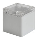 Bopla 02225100 Euromas Polycarbonate Enclosure W/CLEAR LID Painted 82 X 80 85MM RAL7035 Light Grey 03AH6692