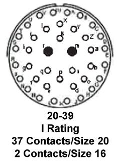 Amphenol Industrial PT06A-20-39P Circular Connector Plug Size 20 39POS Cable