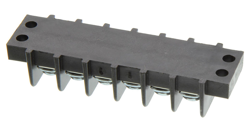 Molex 38760-0306 Panel Mount Barrier Terminal Block 2 Row 6 Ways 22 AWG 14 9.53 mm 15 A