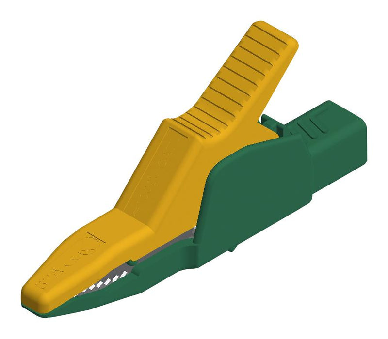 Hirschmann Test and Measurement 972405188 Crocodile Clip 30mm Green / Yellow 32A