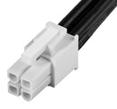 Molex 215328-2042 Cable Assembly Mini-Fit Jr. Plug to Free End 4 Ways 4.2 mm 2 Row 300 11.8 "