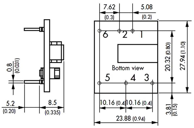 Traco Power TON 15-2410 Isolated Through Hole DC/DC Converter ITE 2:1 15 W 1 Output 3.3 V 3.5 A