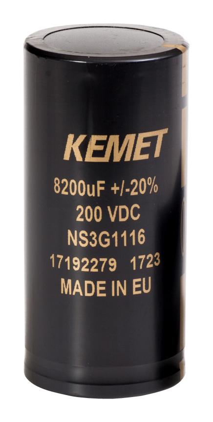 Kemet ALF20G223EH063 Electrolytic Capacitor 22000 &micro;F 63 V ALF20 Series 18000 Hours @ 85&deg;C &plusmn; 20% Press Fit