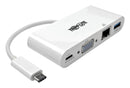 TRIPP-LITE U444-06N-VGU-C USB-C Multiport Adapter VGA USB-A WHT