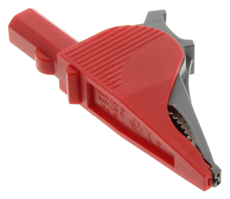 CAL Test Electronics CT3251-2 Insulated Alligator Clip EX-LARGE (ELEPHANT CLIP) RED 02AH5934