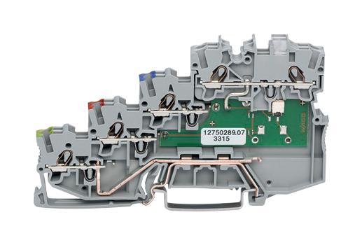 Wago 2000-5410/1102-950 Terminal Block DIN Rail 10POS 16AWG