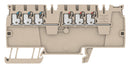 WEIDMULLER 1988280000 DIN Rail Mount Terminal Block, 2 Ways, 26 AWG, 14 AWG, 1.5 mm&sup2;, Push In, 16 A