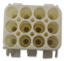 AMP - TE Connectivity 350783-1 Connector Housing Universal MATE-N-LOK Receptacle 12 Ways 6.35 mm