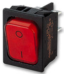 Marquardt 1835.3112 Rocker Switch Off-On Dpst Illuminated Panel Mount Red 1830