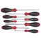 Wiha 30298 Softfinish Screwdriver Slotted and Phillips 8 Piece Set 53Y1875