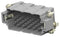 TE Connectivity T2050482101-007 Heavy Duty Connector Insert Heee Series 49 Contacts Plug Crimp Pin - Not Supplied