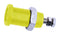 Mueller Electric BU-P72930-4. Banana Test Connector Jack Panel Mount 36 A 1 kV Nickel Plated Contacts Yellow