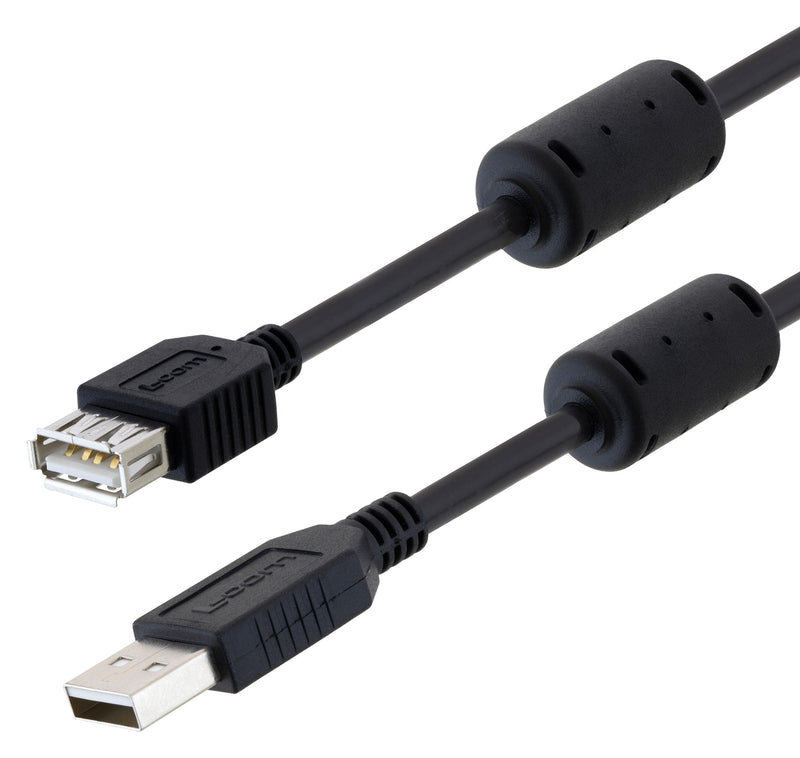 L-COM U2A00017-2M USB Cable 2.0 Type A RCPT-PLUG 6.6FT